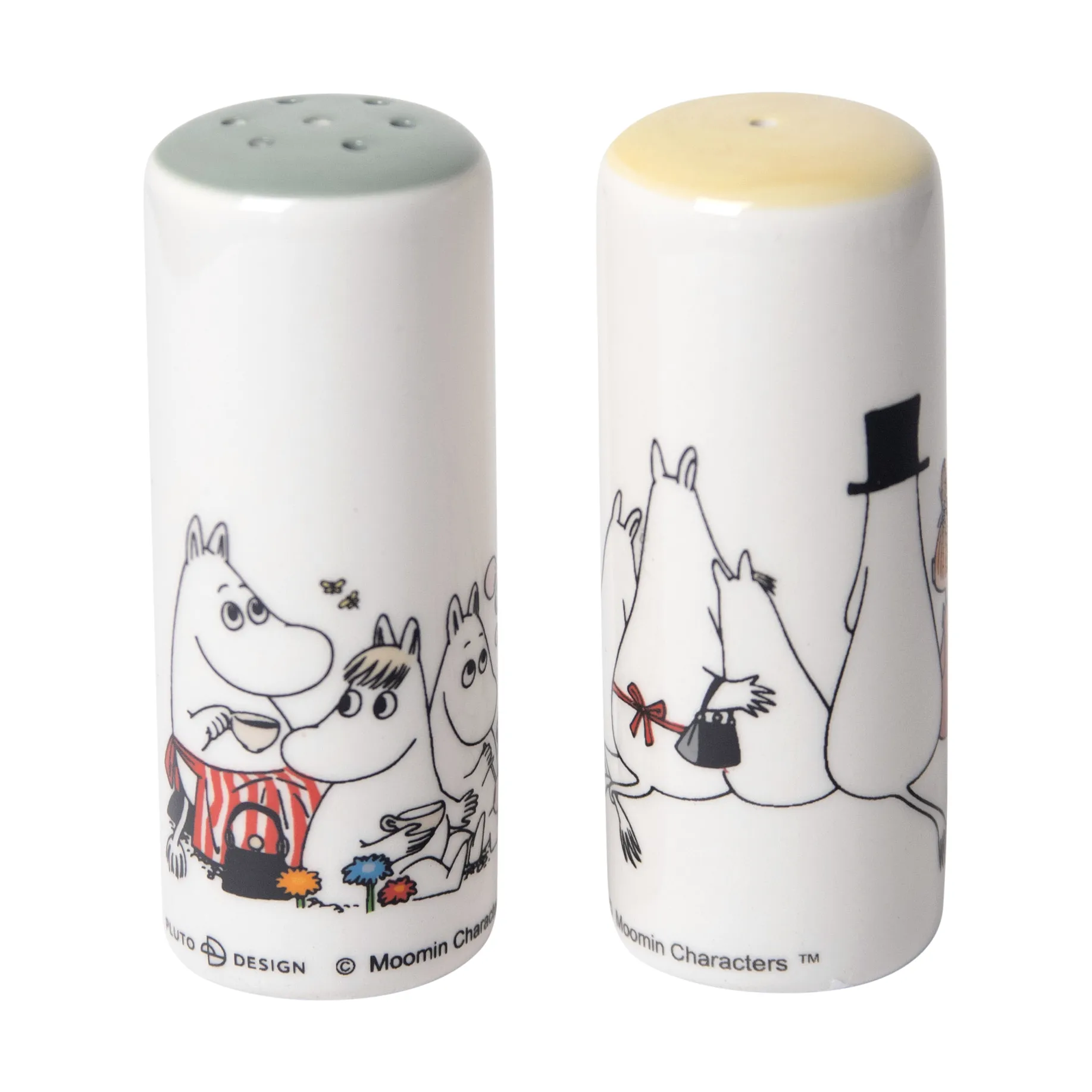 Mumin love Salz & Pfefferstreuer, Vit-multi Pluto Design