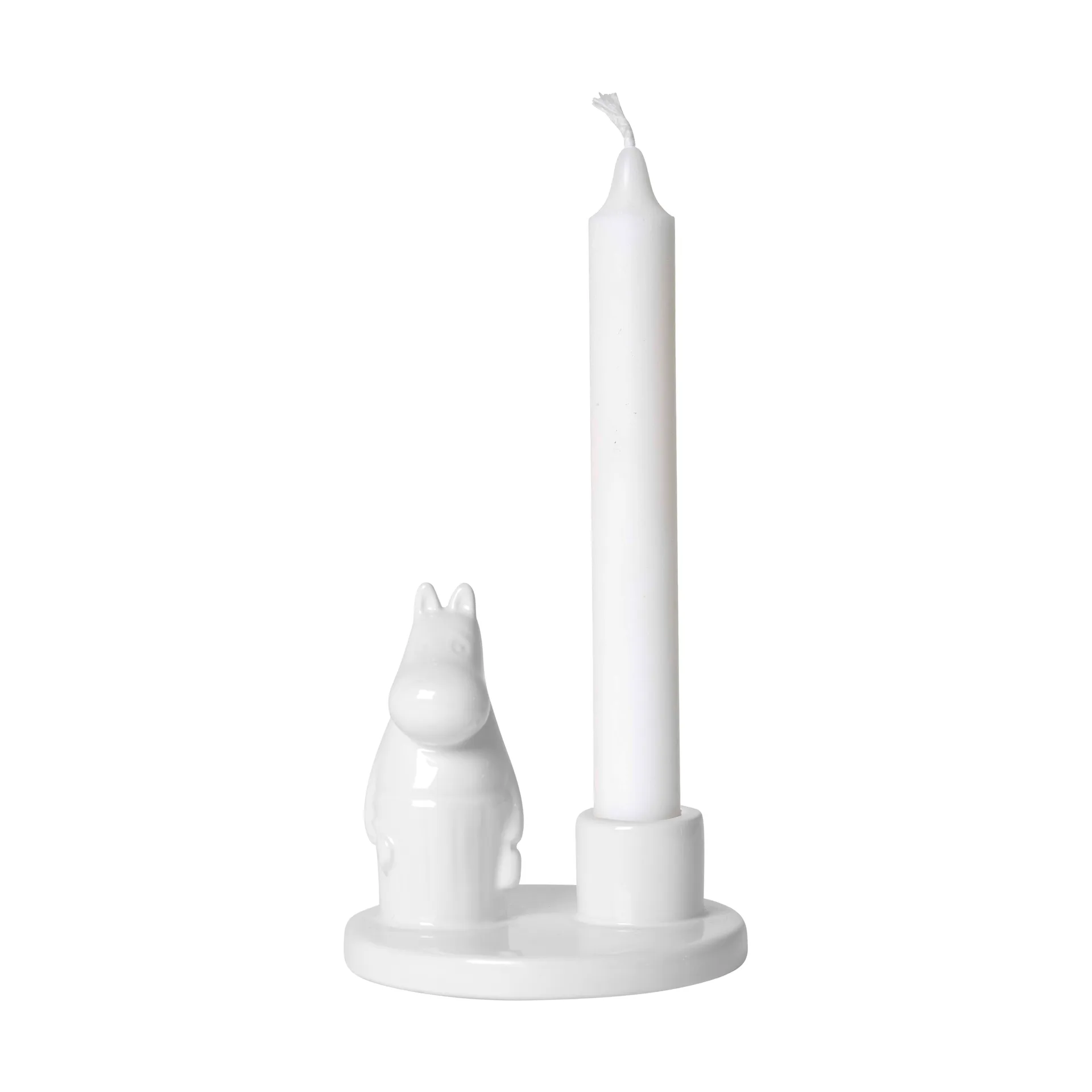 Mumin Mama Kerzenhalter Keramik, Weiß Pluto Design