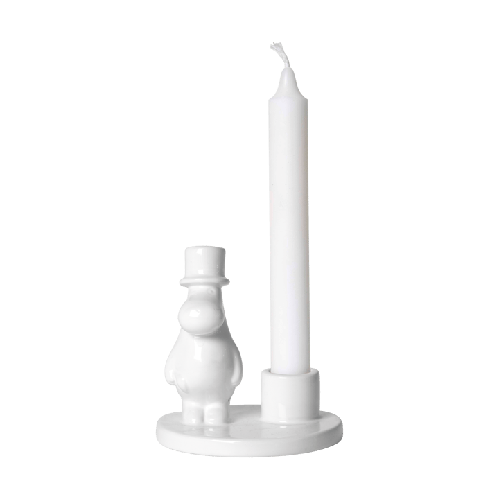 Mumin Papa Kerzenhalter Keramik - Weiß - Pluto Design