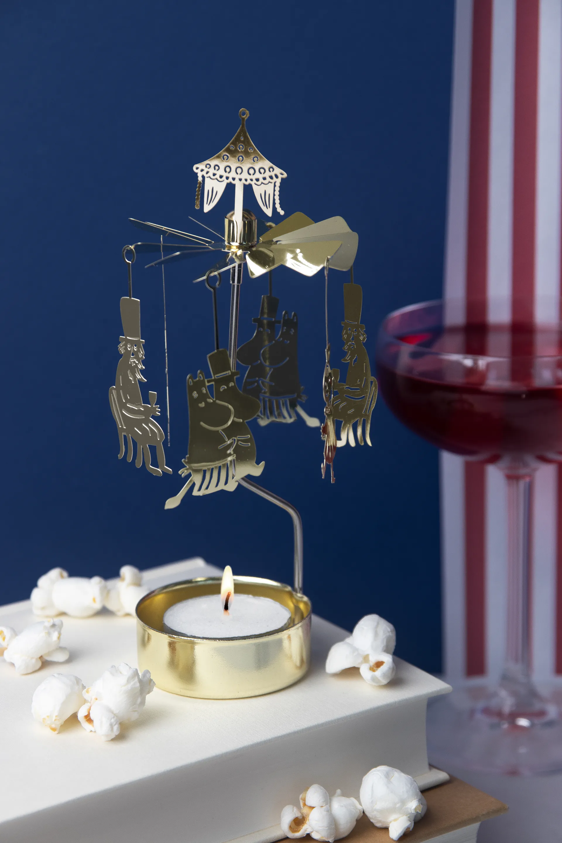 Mumin party Engelspiel, Gold-Metall Pluto Design