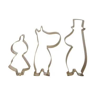 Mumin Winter Ausstechformen 3-teilig - Lilla My Muminpappa, Mumintroll - Pluto Design