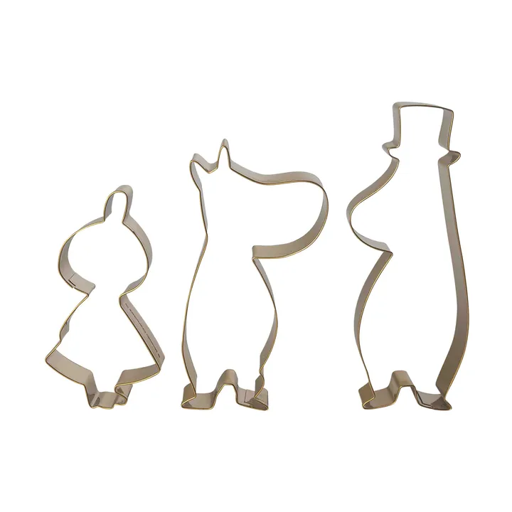 Mumin Winter Ausstechformen 3-teilig - Lilla My Muminpappa, Mumintroll - Pluto Design