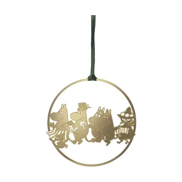 Muminfamiljen Dekorationsanhänger - Gold - Pluto Design