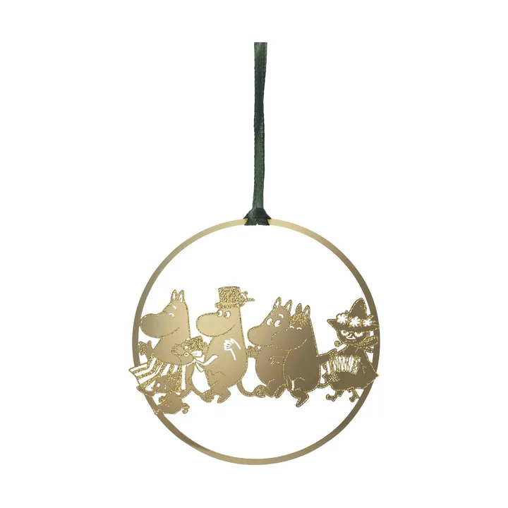 Muminfamiljen Dekorationsanhänger - Gold - Pluto Design