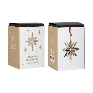 Northern star 3D Christbaumschmuck - Gold - Pluto Design