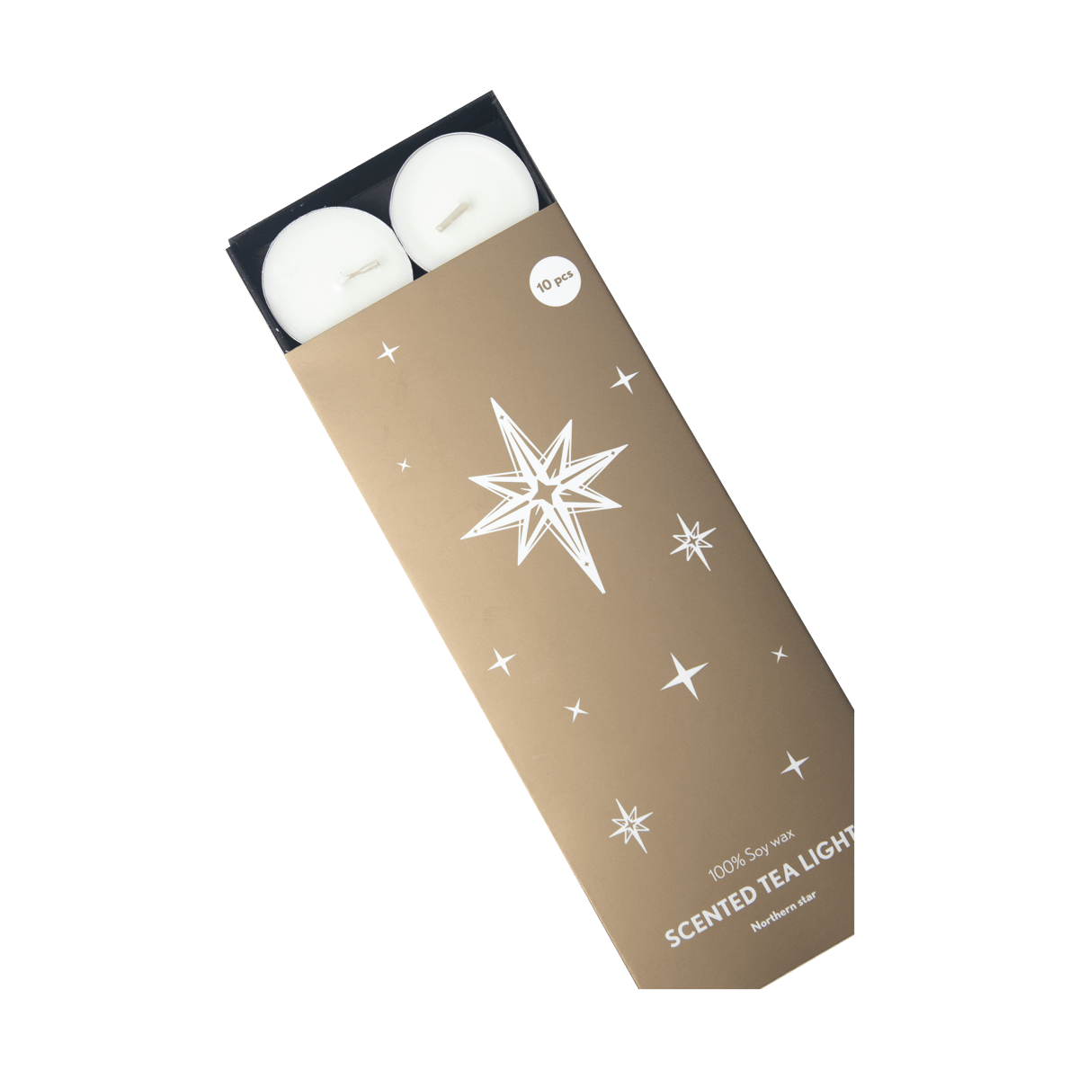 Pluto Design Northern star Duftkerze Weiß