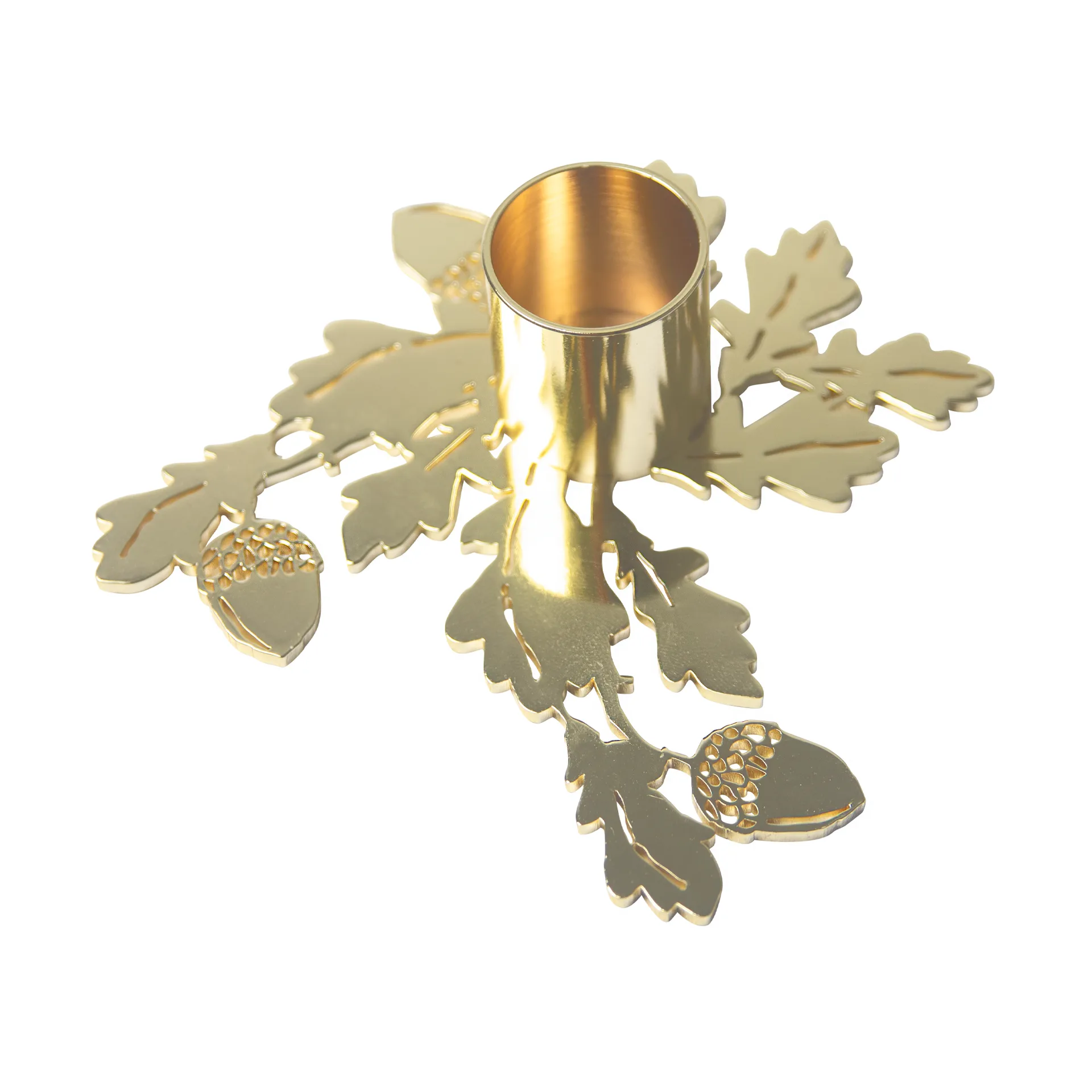 Oak Kerzenhalter, Gold Pluto Design