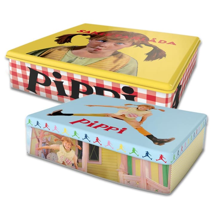 Pippi Blechdose 2er Pack, Multi Pluto Design