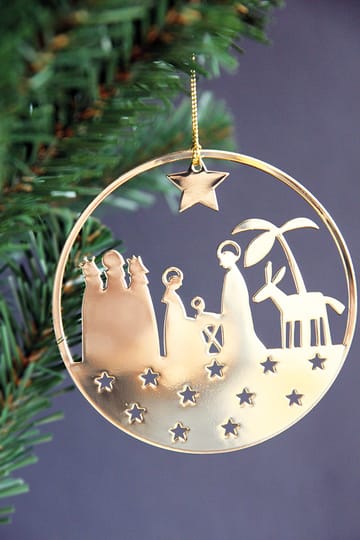 Pluto Metall-Weihnachtsdeko - Krippe, silber - Pluto Design