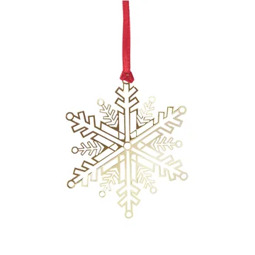 Pluto Metall-Weihnachtsdeko - Schneestern, goldfarben - Pluto Design
