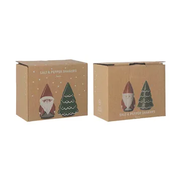 Santa Salz- & Pfefferstreuer - Wichtel, Tanne - Pluto Design