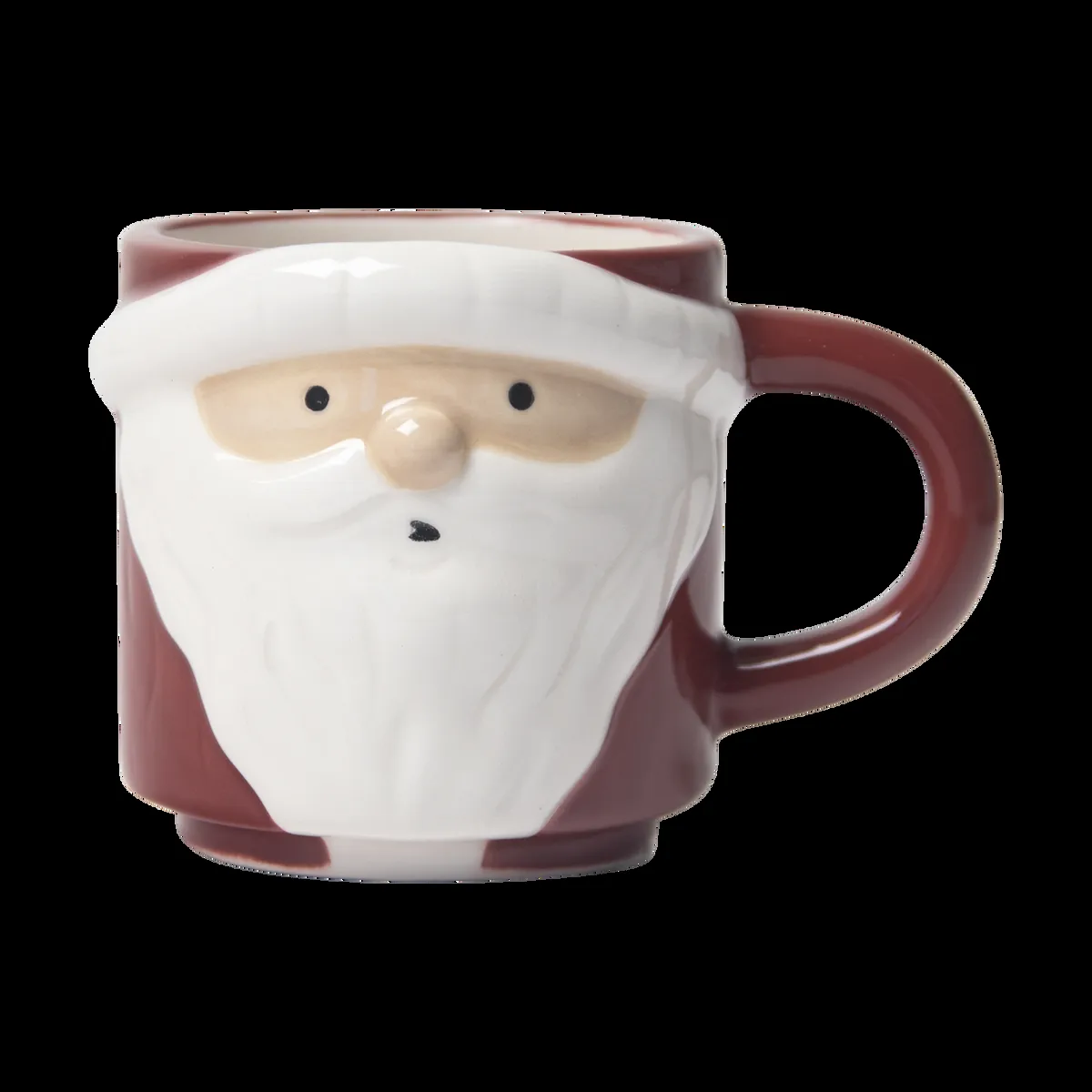 Pluto Design Santa Tasse Weiß-Rot