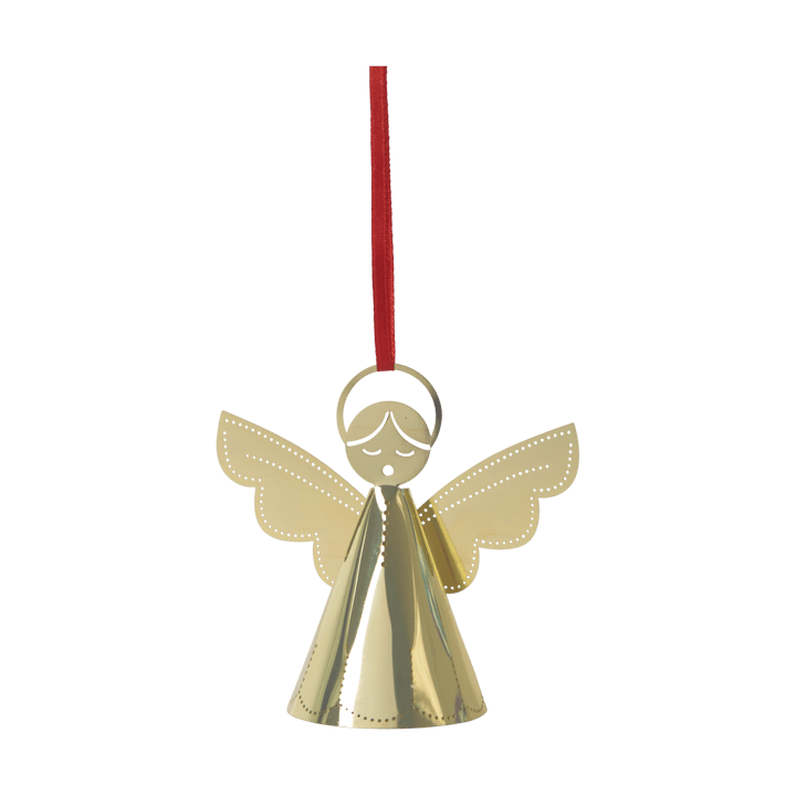 Singender Engel Weihnachtsbaumanhänger, Gold Pluto Design