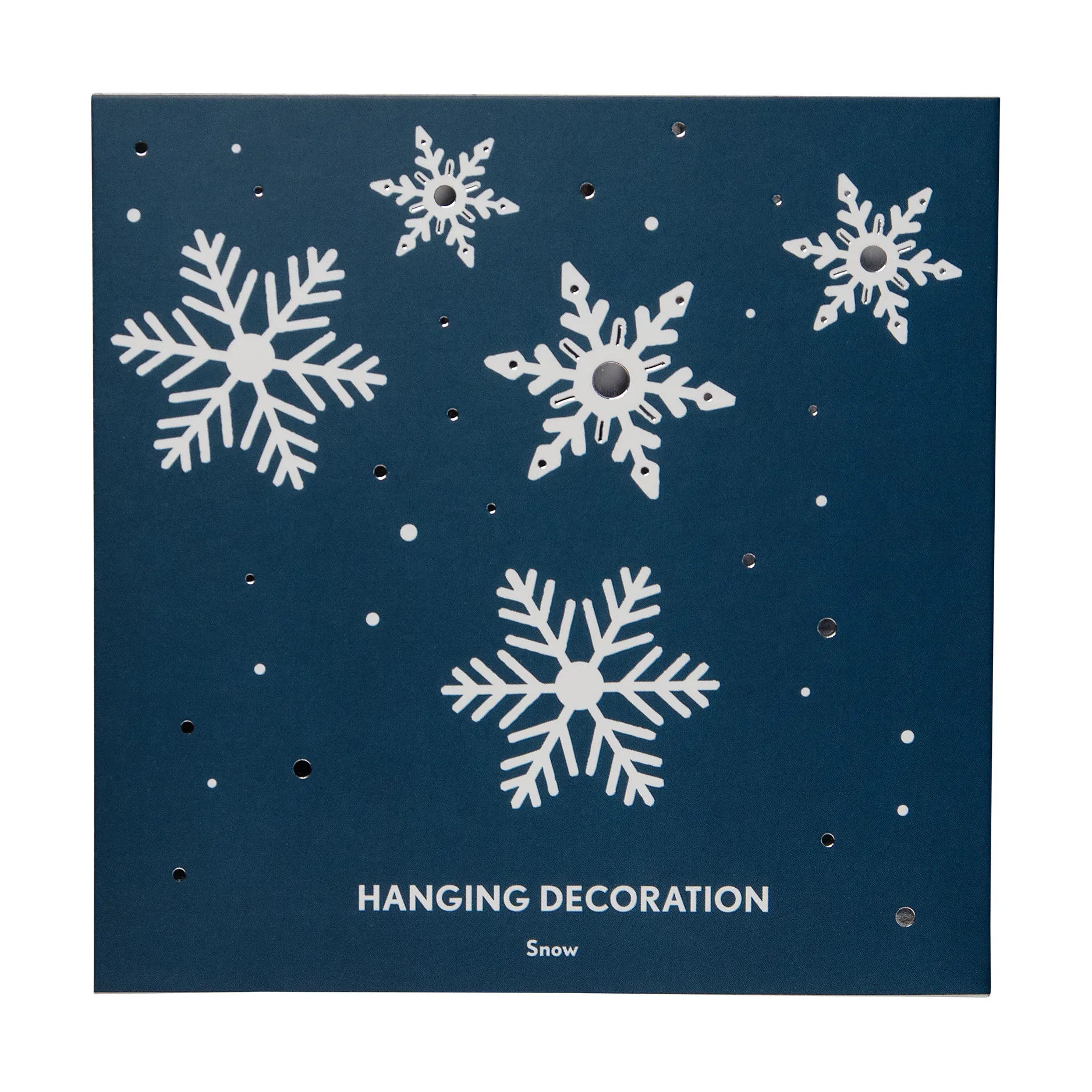 Snow Weihnachtsanhänger, Silver Pluto Design