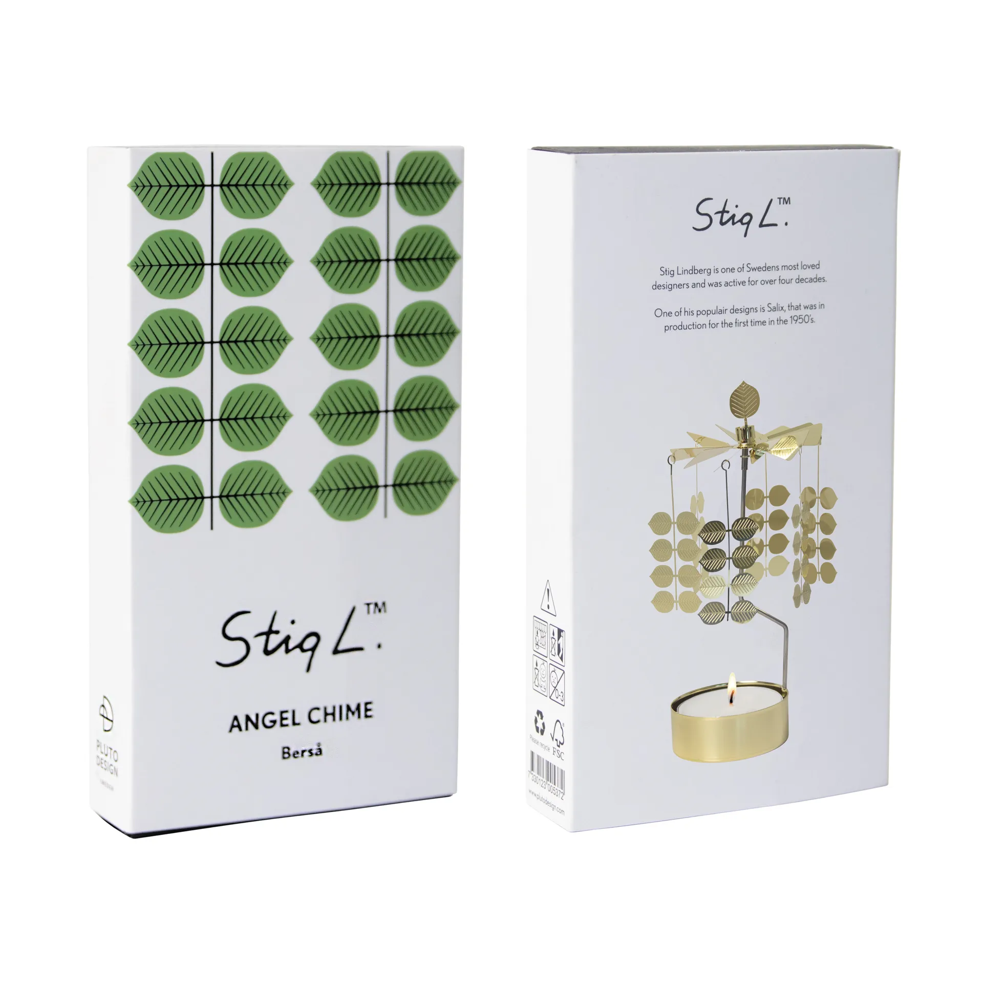 Stig L Berså Engelspiel medium, Gold Pluto Design