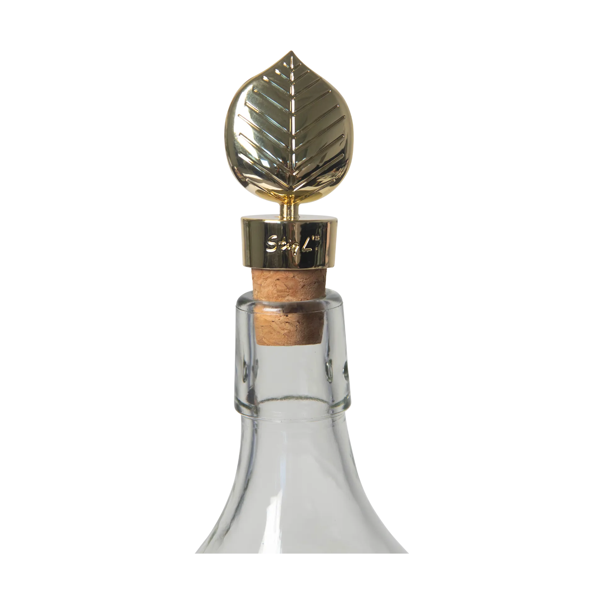 Stig L Berså Flaschenverschluss, Gold Pluto Design