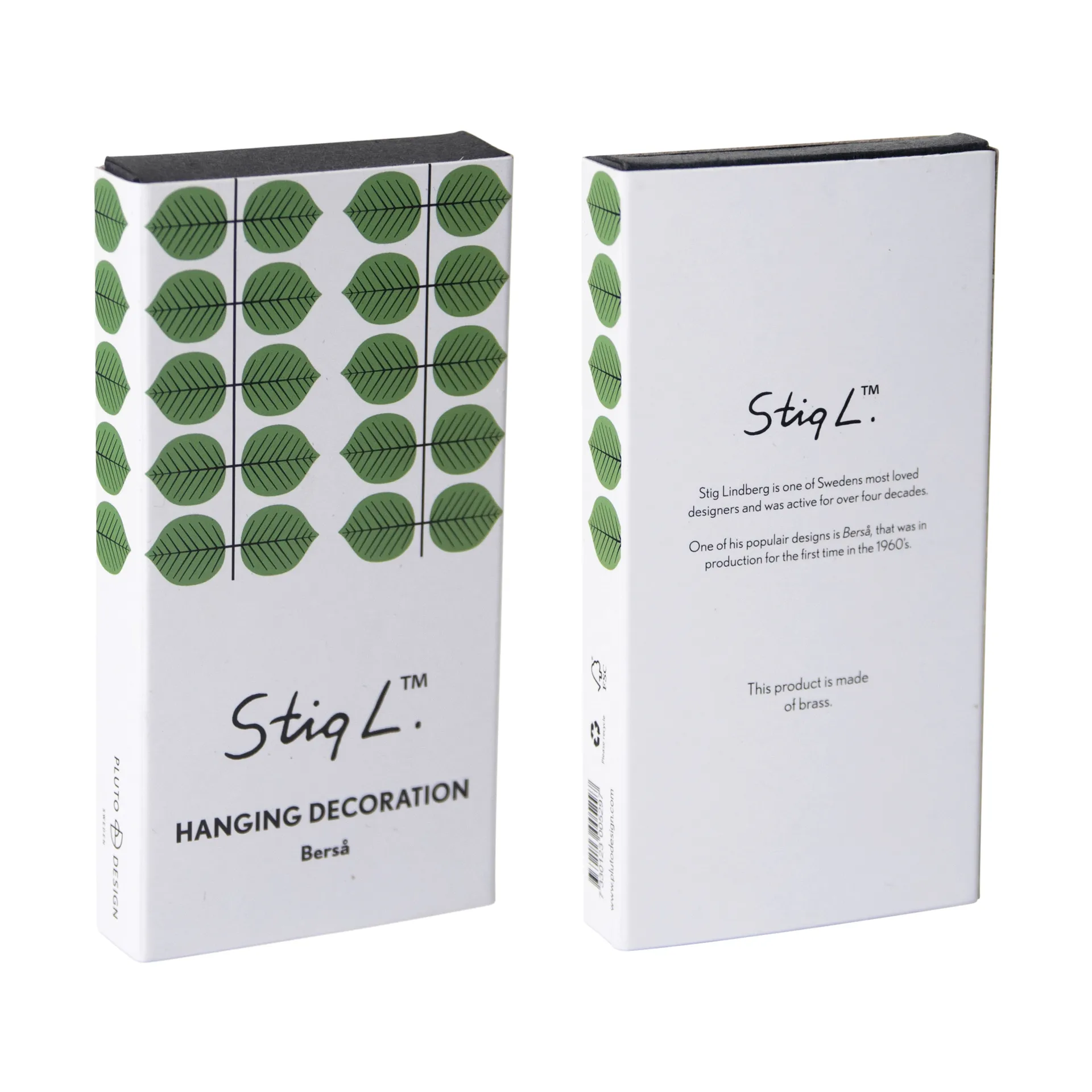 Stig L Berså Weihnachtsbaumanhänger, Gold Pluto Design