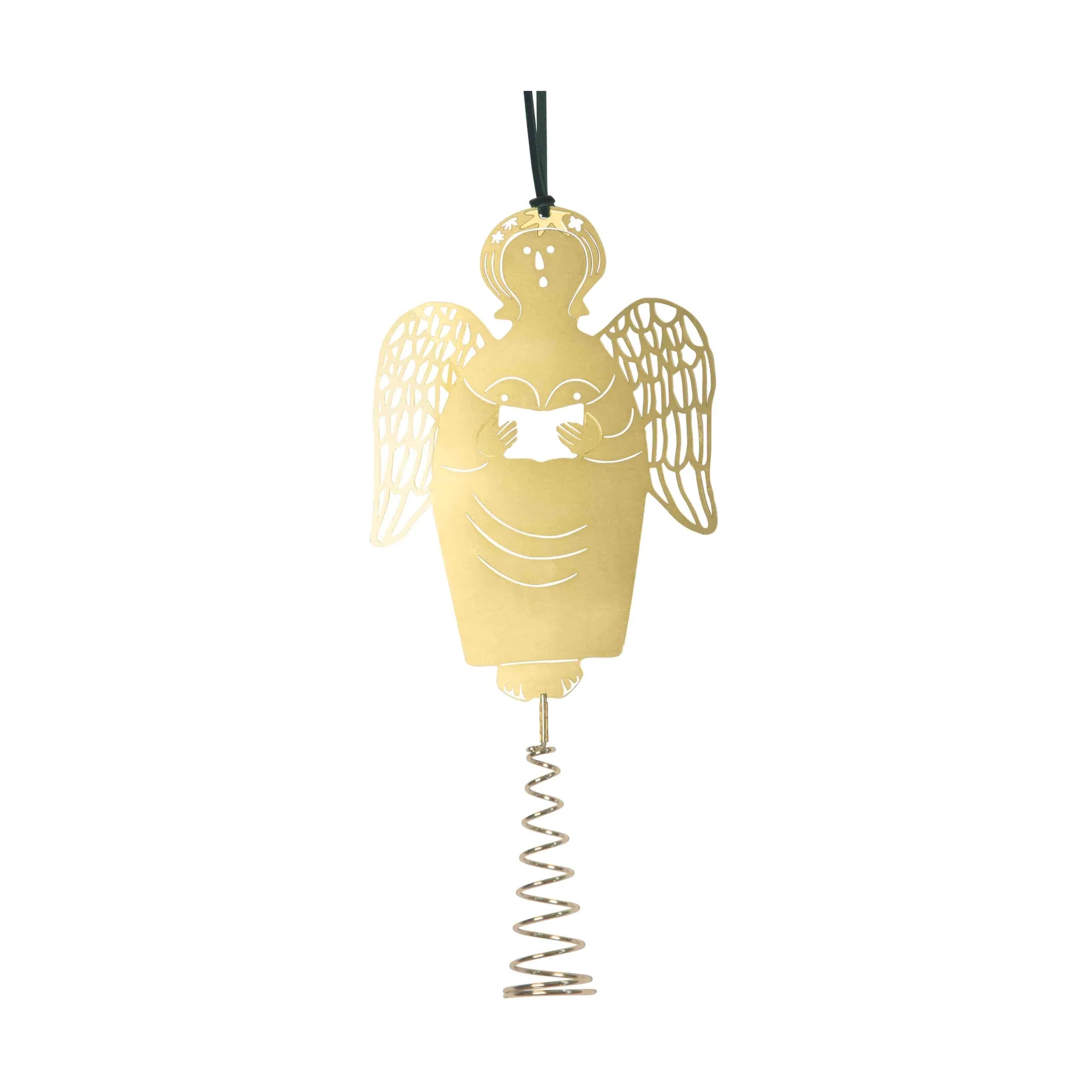 Stig L gingerbread angel tree topper Weihnachtsbaumspitze, Messing Pluto Design