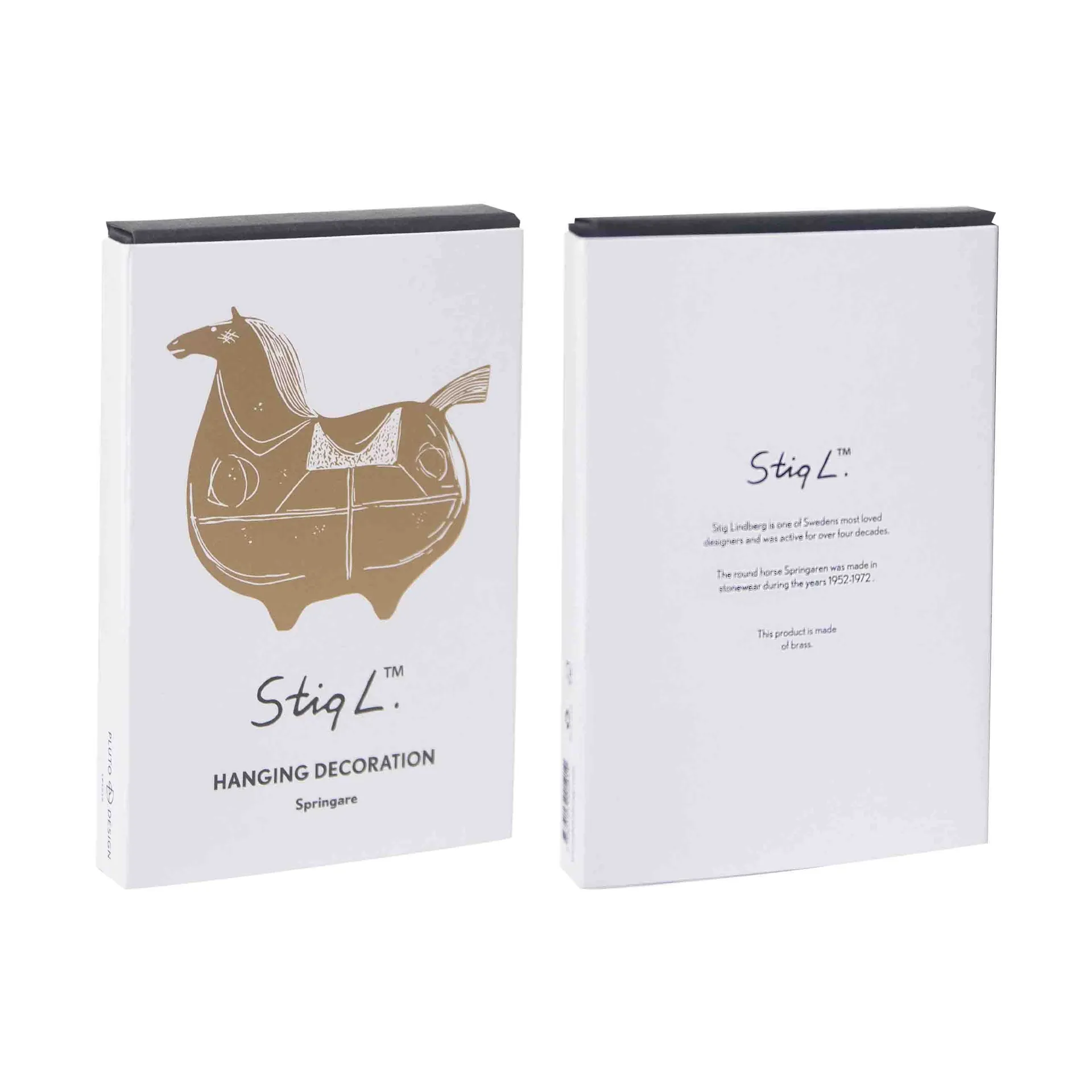 Stig L Springare Dekorationsanhänger, Messing Pluto Design