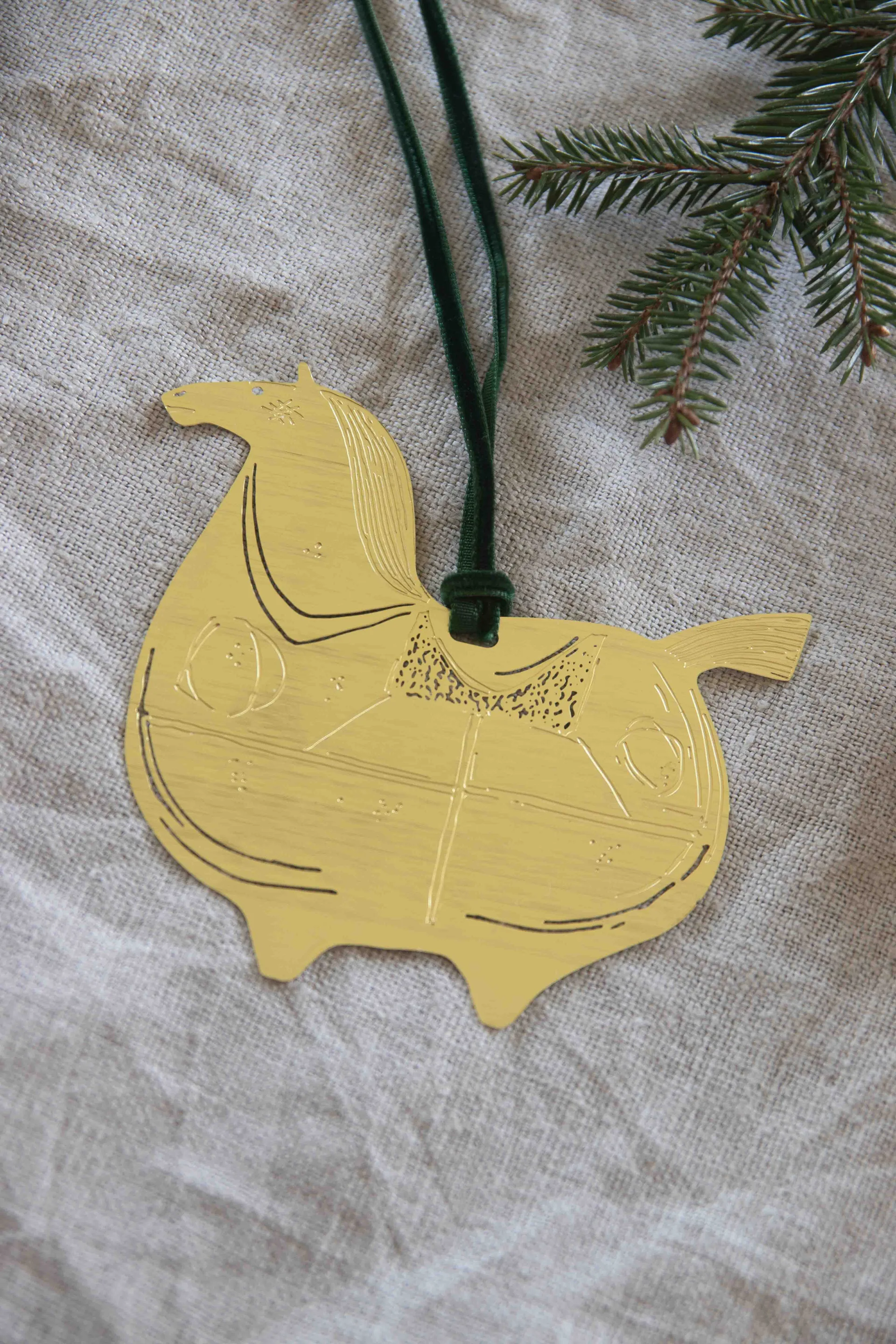 Stig L Springare Dekorationsanhänger, Messing Pluto Design