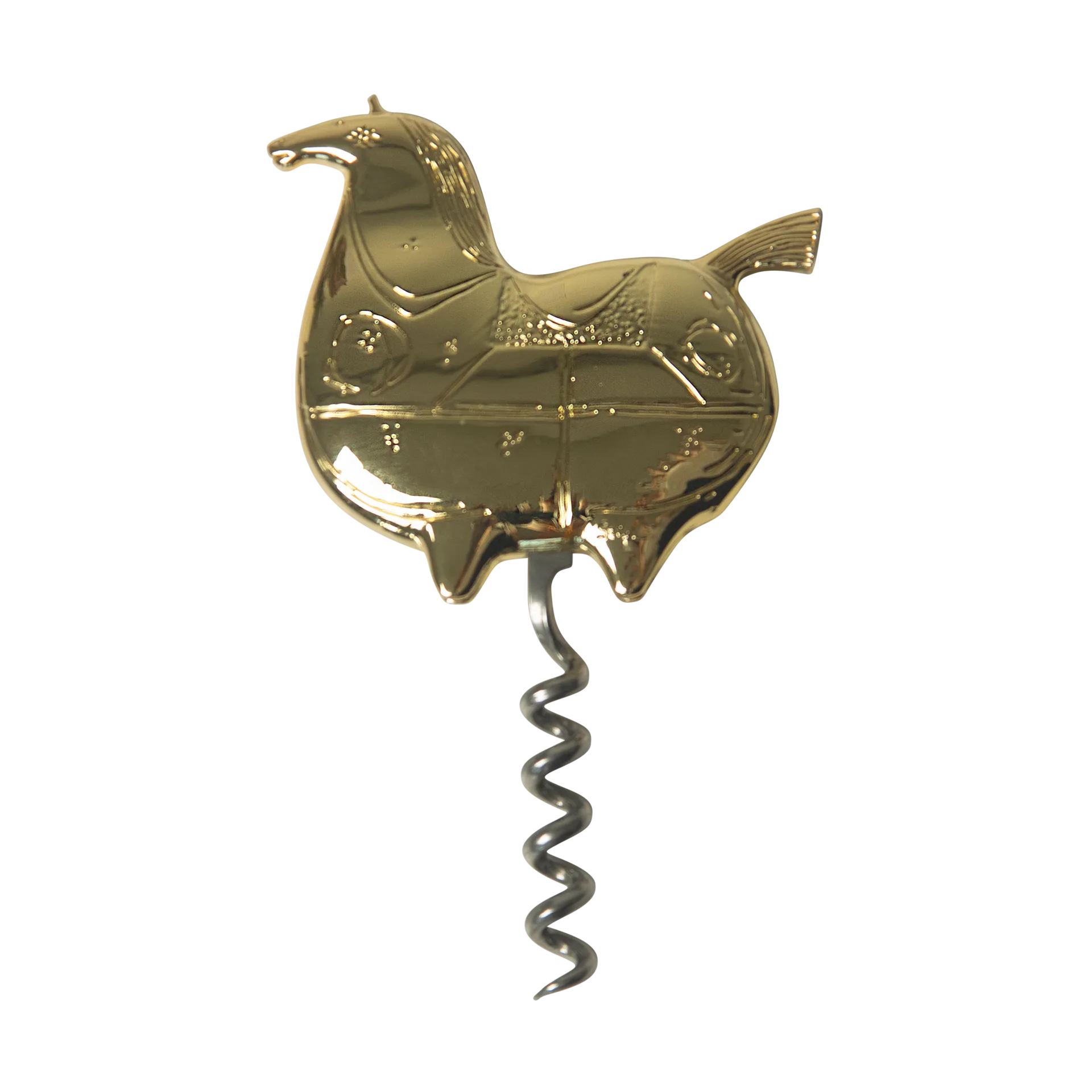Stig L Springare Korkenzieher, Gold Pluto Design