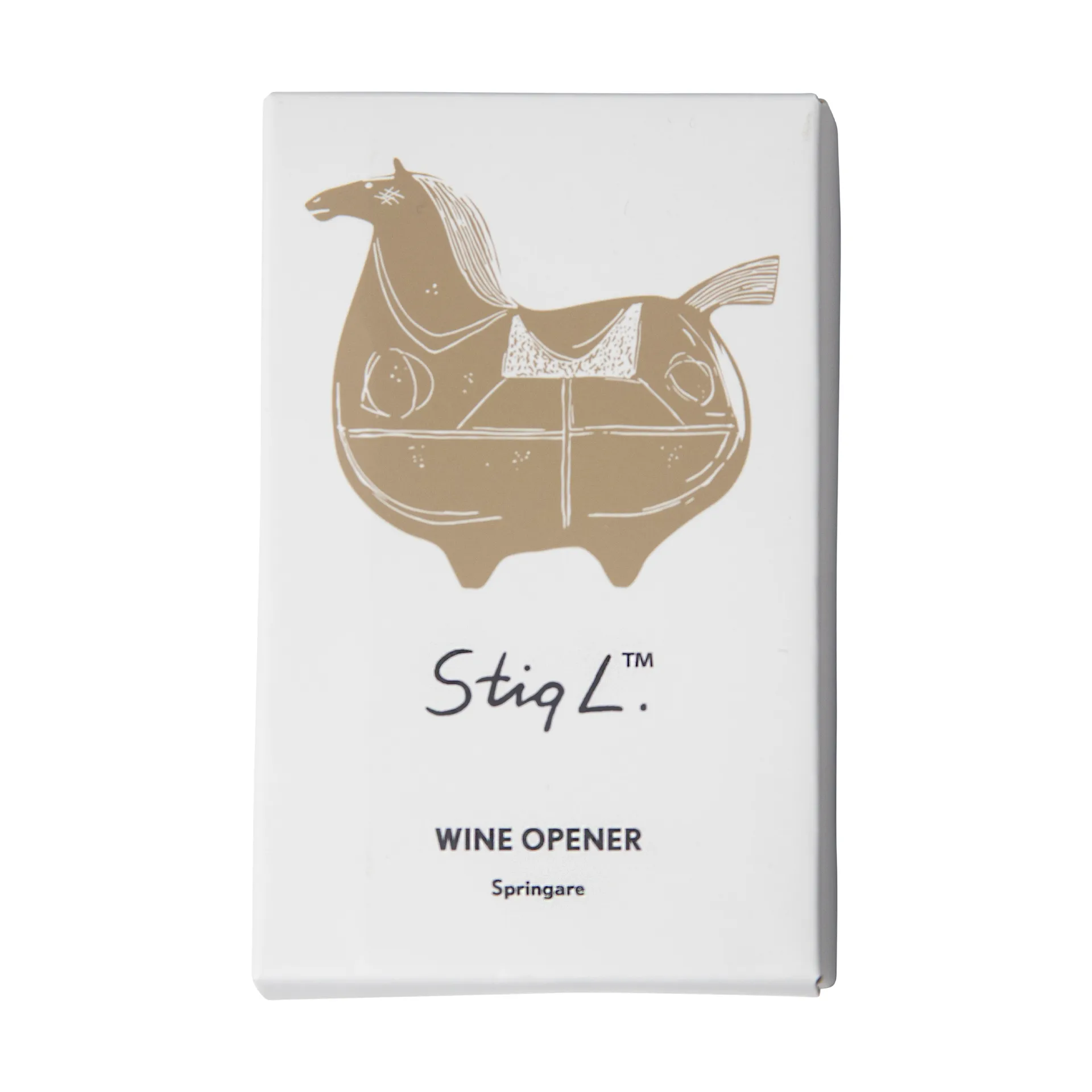 Stig L Springare Korkenzieher, Gold Pluto Design