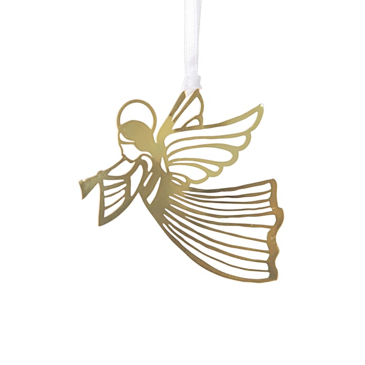 Weihnachtsanhänger fliegender Engel, Gold Pluto Design