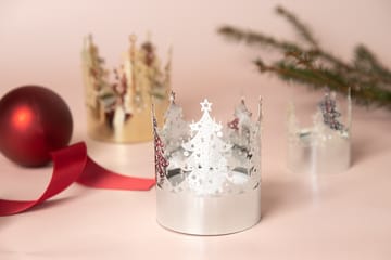 Weihnachtsbaum-Kerzenhalter Medium - Silber - Pluto Design