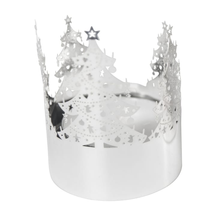 Weihnachtsbaum-Kerzenhalter Mini - Silber - Pluto Design
