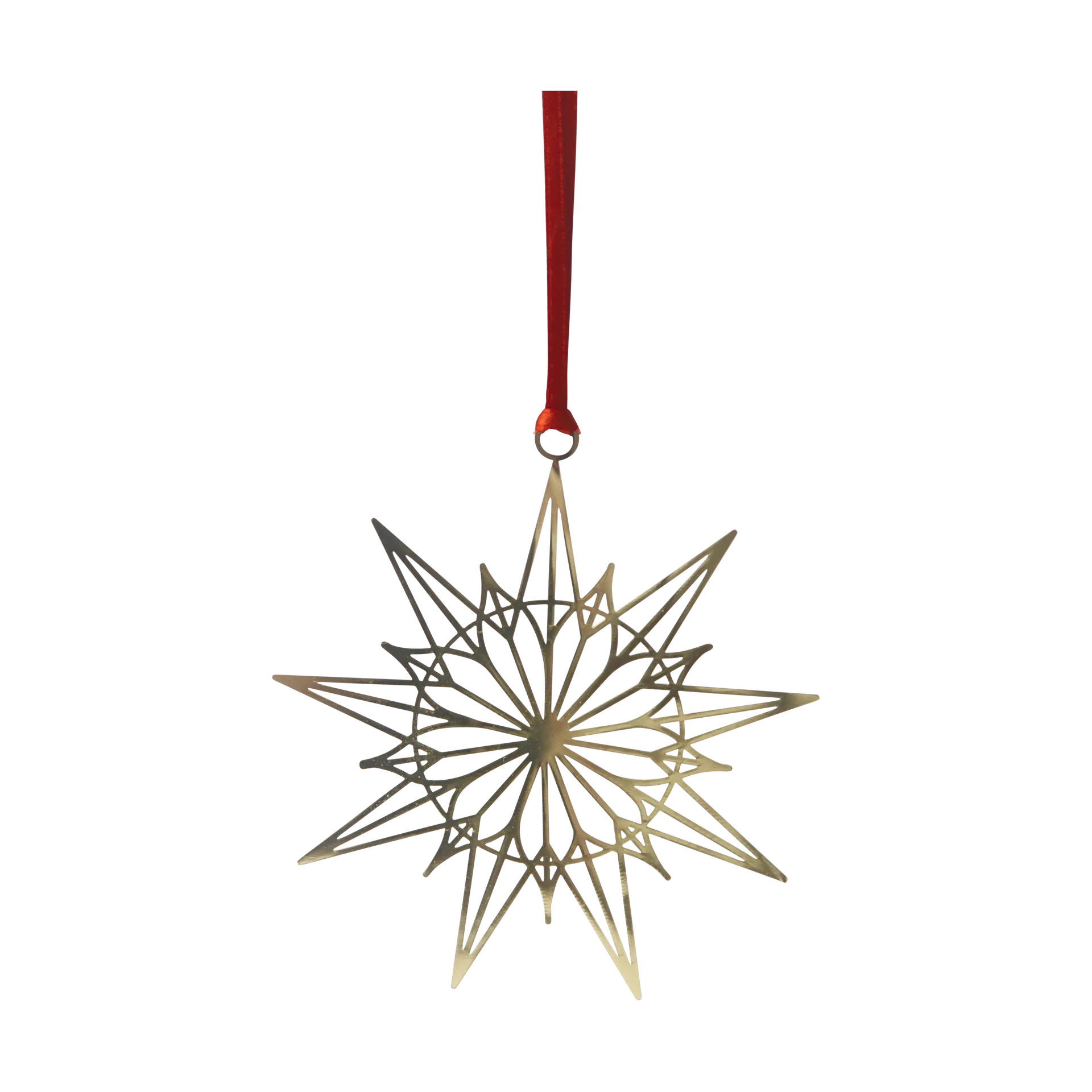 Weihnachtsstern Dekorationsanhänger, Gold Pluto Design