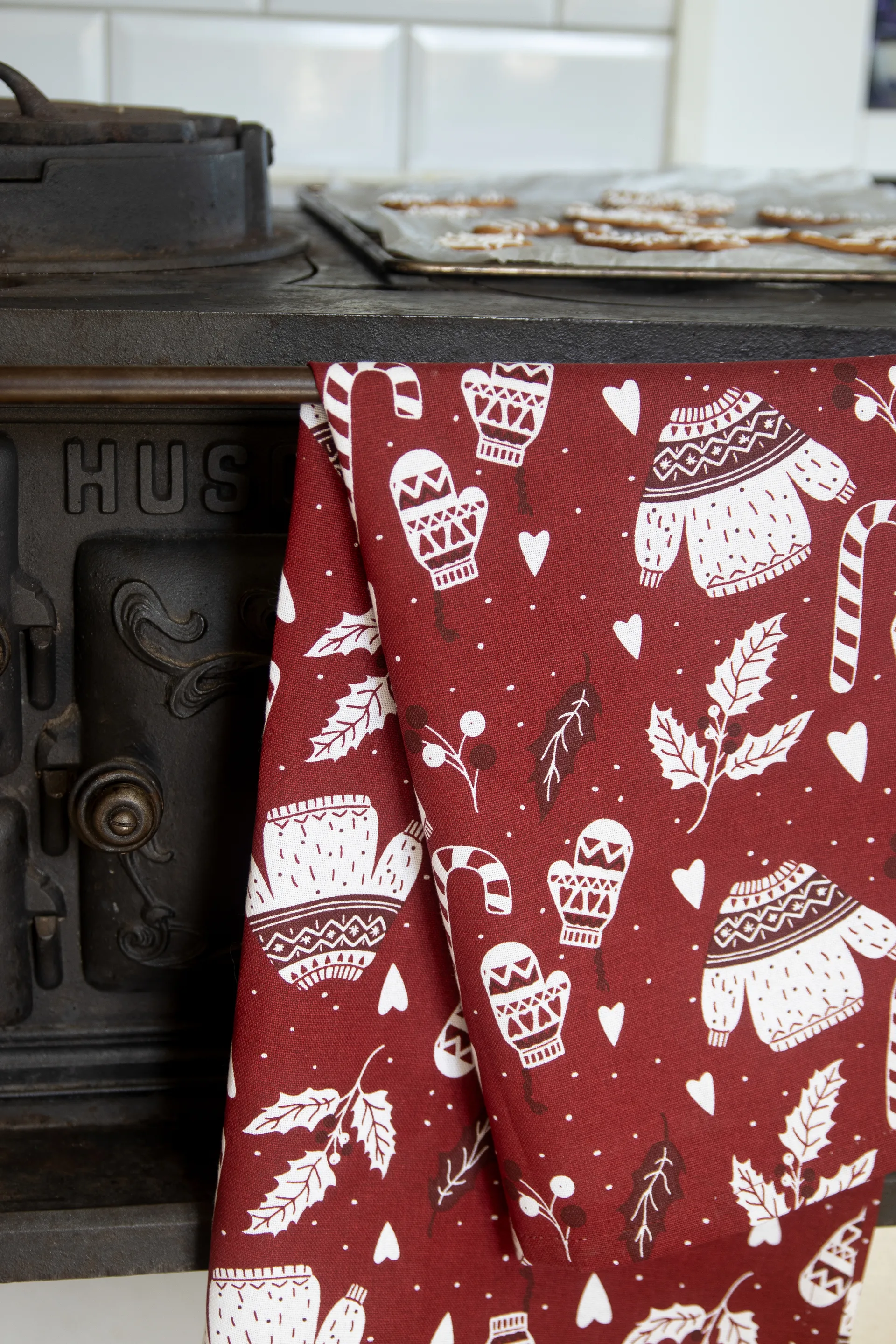 Winter Geschirrtuch 50x70 cm, Multicolor Pluto Design