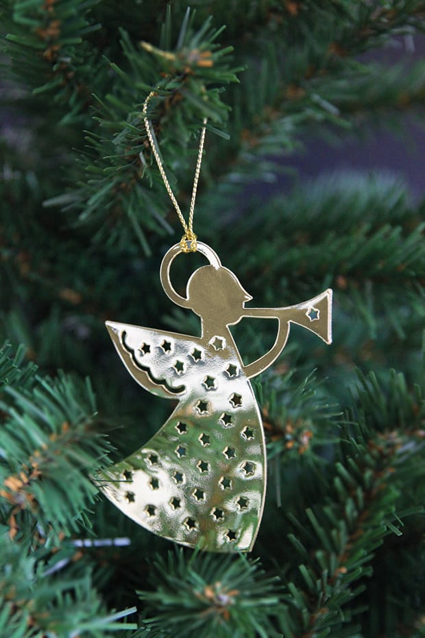 Pluto Metall-Weihnachtsdeko - Engel, gold - Pluto Produkter