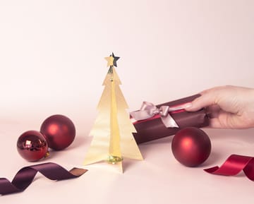Tisch-Weihnachtsbaum groß 19 cm - Gold - Pluto Produkter
