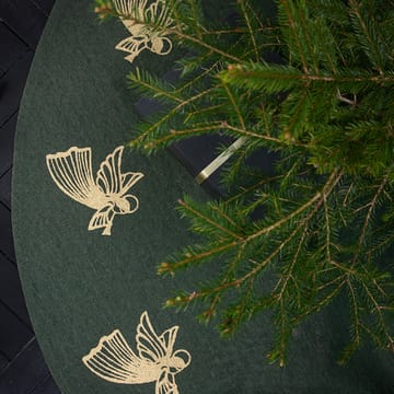 Weihnachtsteppich fliegender Engel - grün - Pluto Produkter