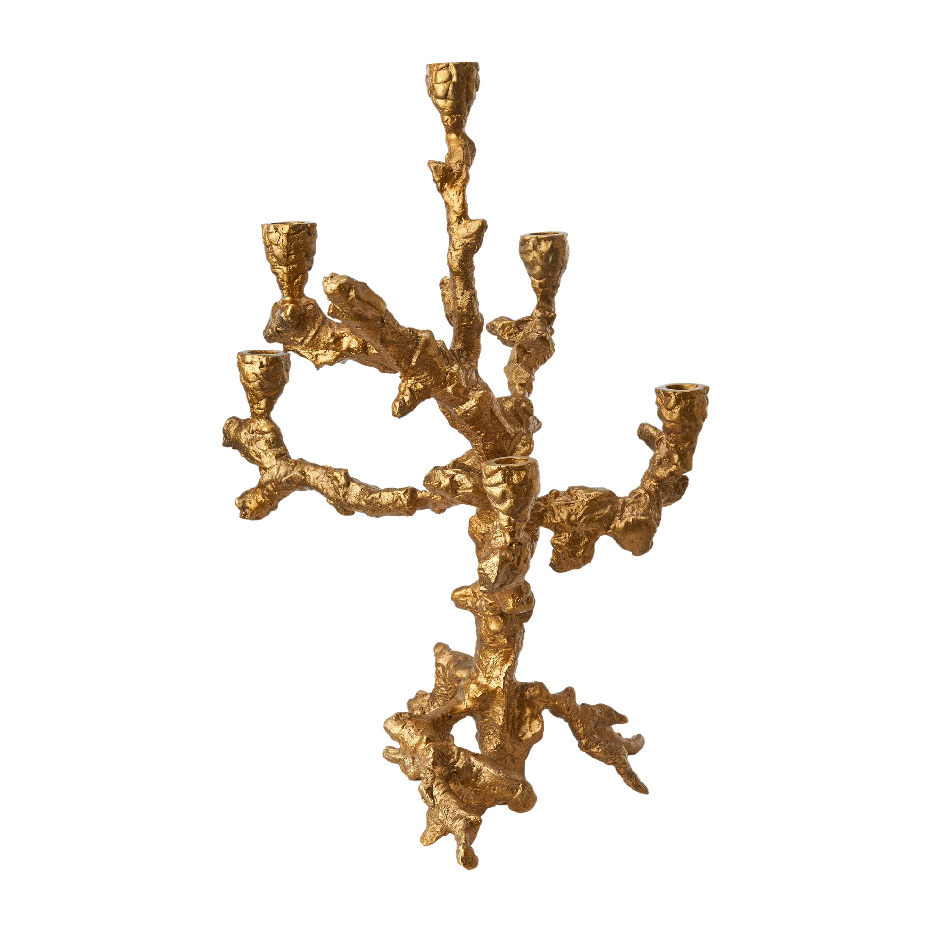 Apple Tree Kerzenständer L 53 cm, Gold POLSPOTTEN