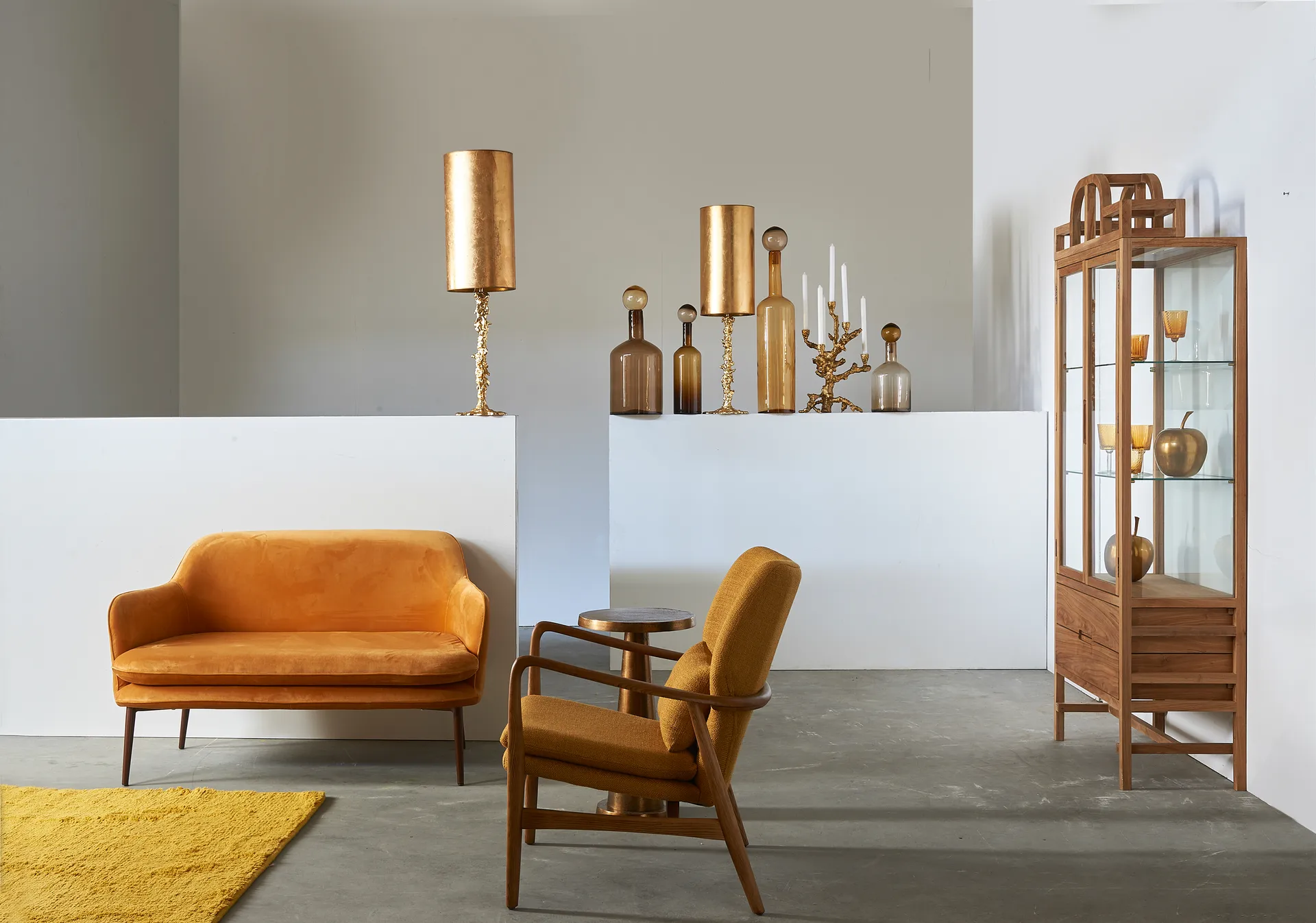 Apple Tree Kerzenständer L 53 cm, Gold POLSPOTTEN