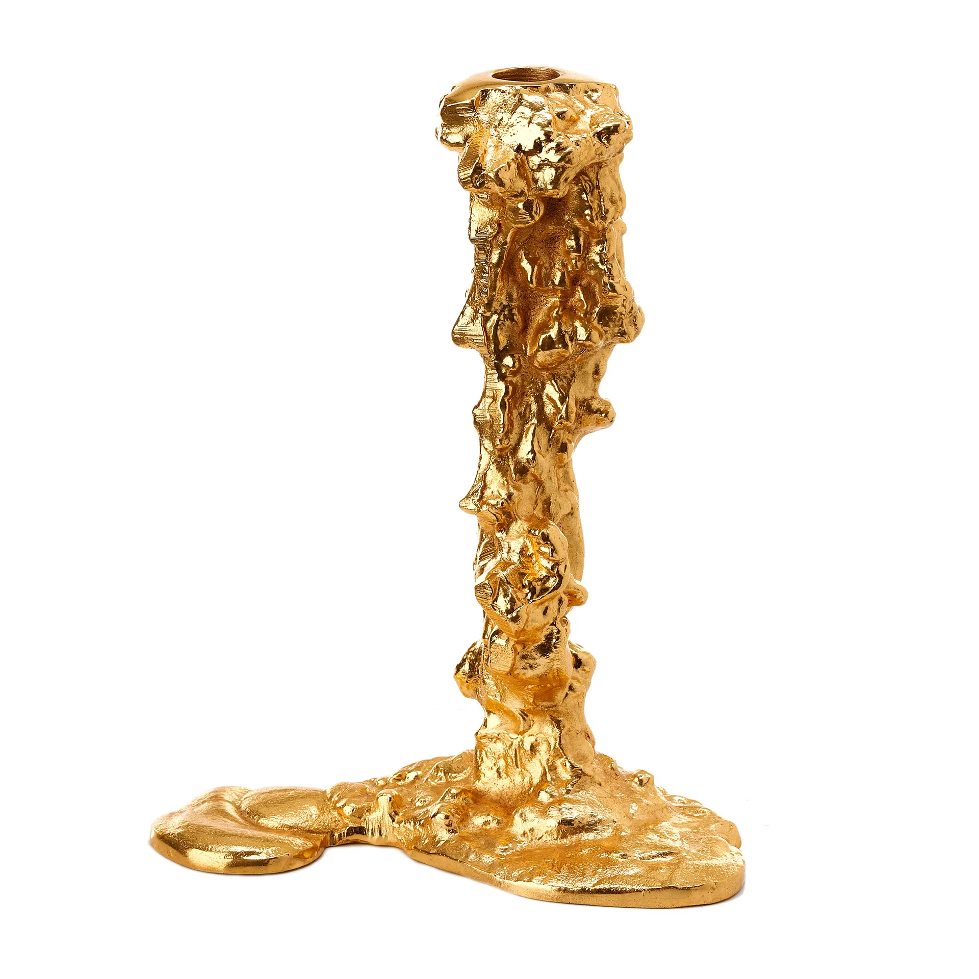 Drip Kerzenständer L 25 cm, Gold POLSPOTTEN