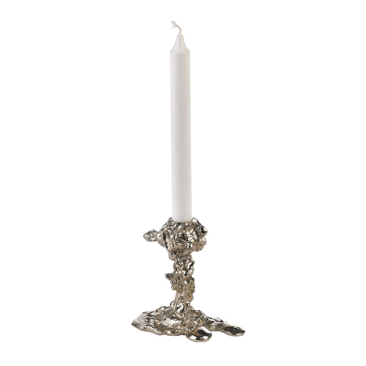 Drip Kerzenständer L 25 cm - Silber - POLSPOTTEN