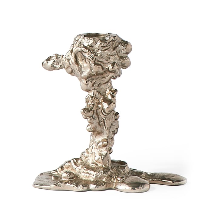 Drip Kerzenständer S 14 cm - Silber - POLSPOTTEN