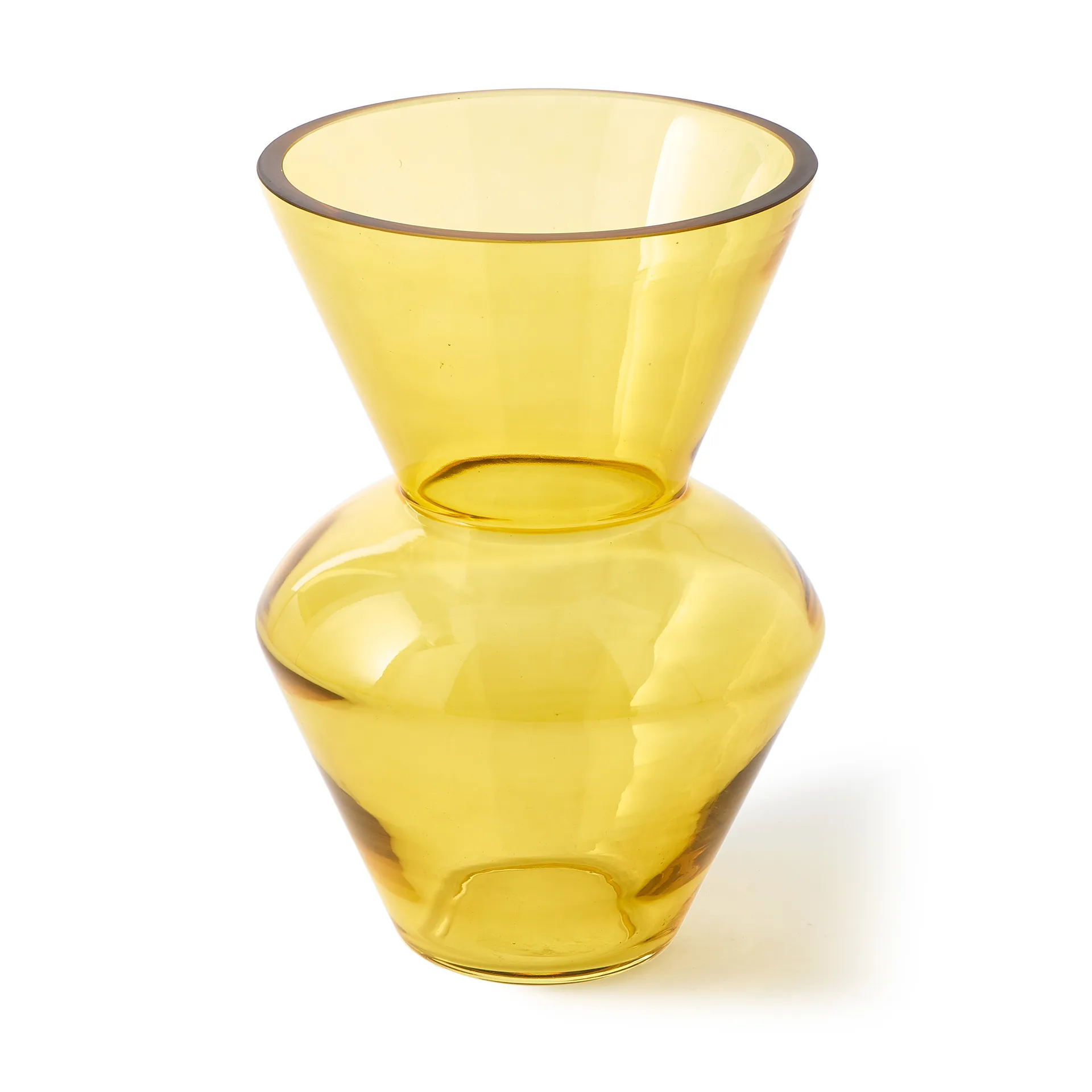 Fat neck Vase S 35 cm, Gelb POLSPOTTEN