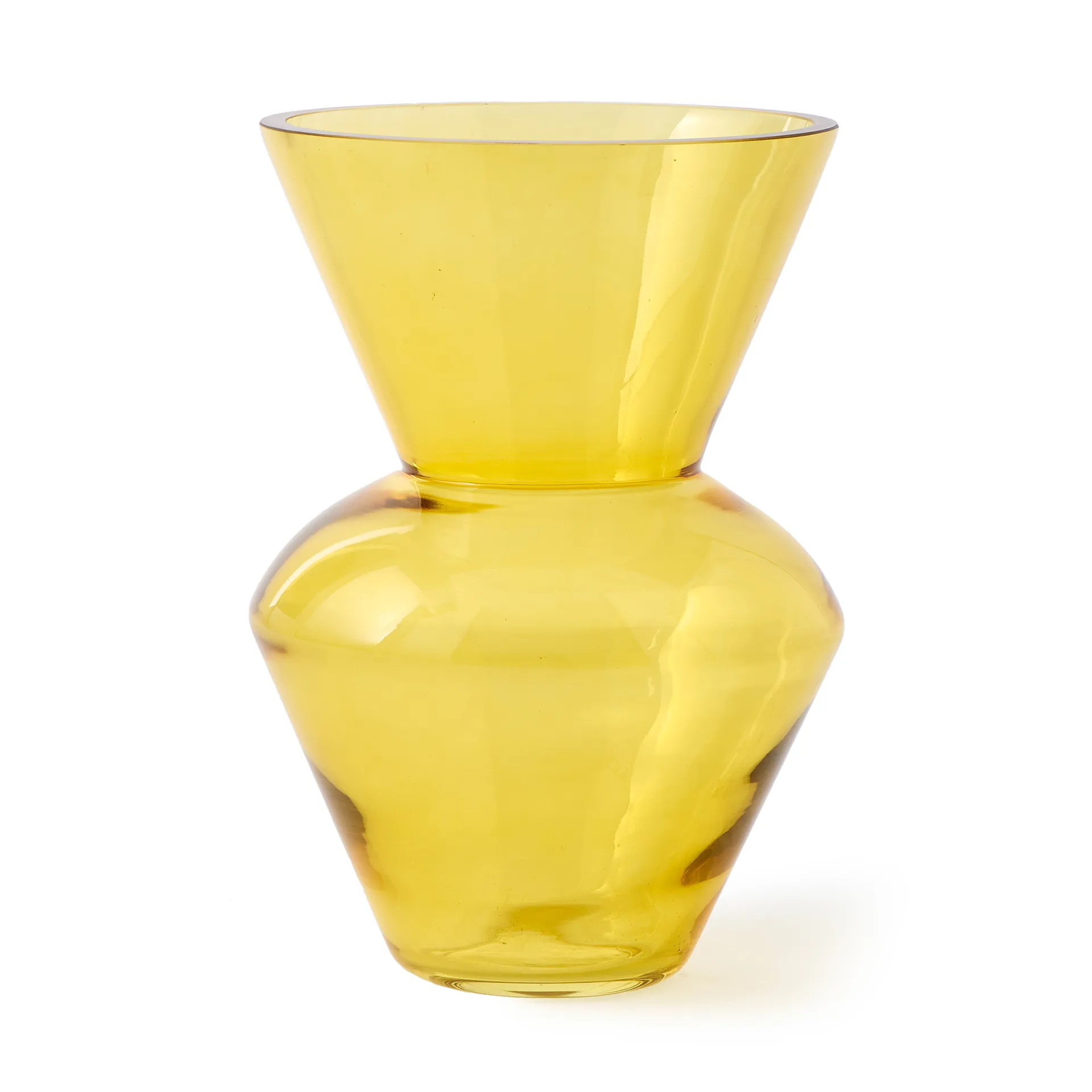 Fat neck Vase S 35 cm, Gelb POLSPOTTEN