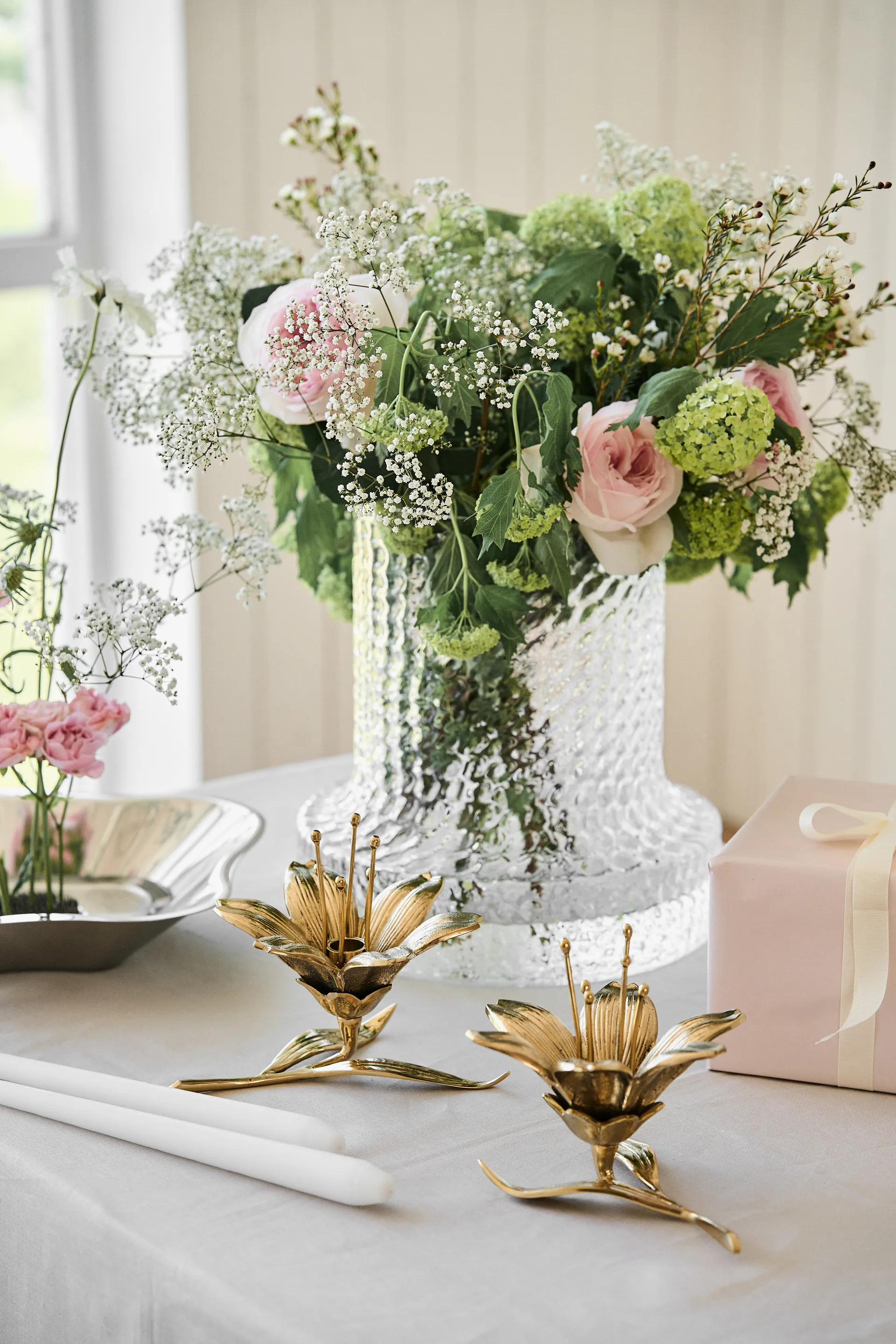 Lilly Kerzenständer 15 cm, Gold POLSPOTTEN