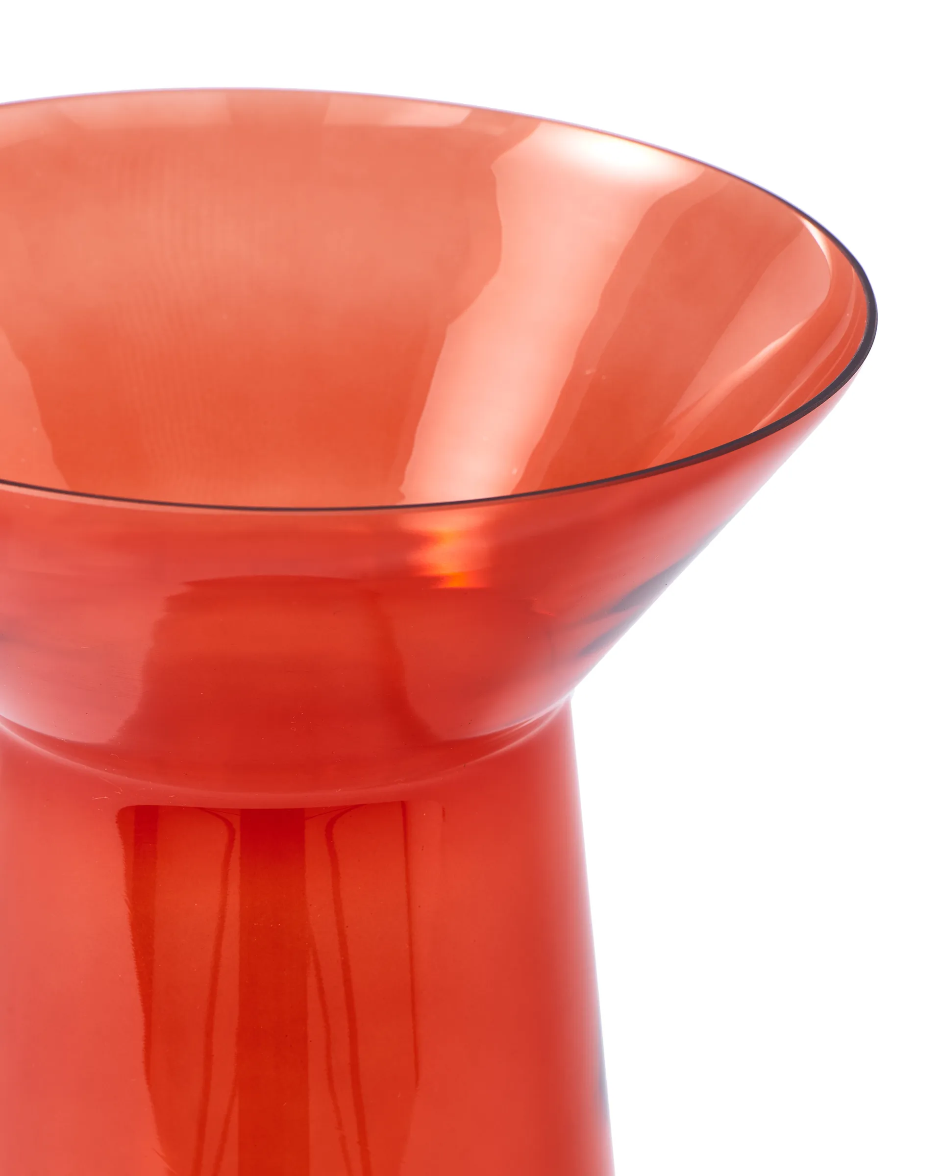 Long neck Vase 45 cm, Orange POLSPOTTEN