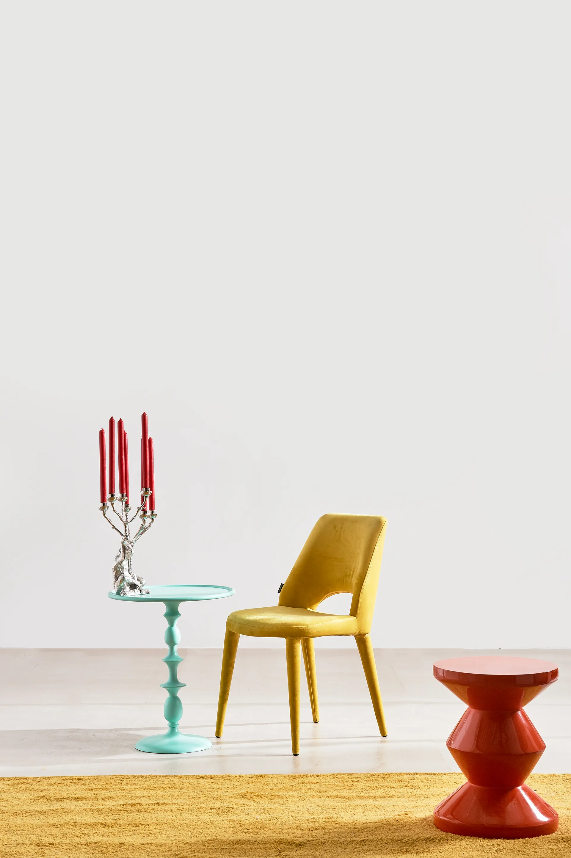 Monkey Kerzenständer 40 cm, Silber POLSPOTTEN