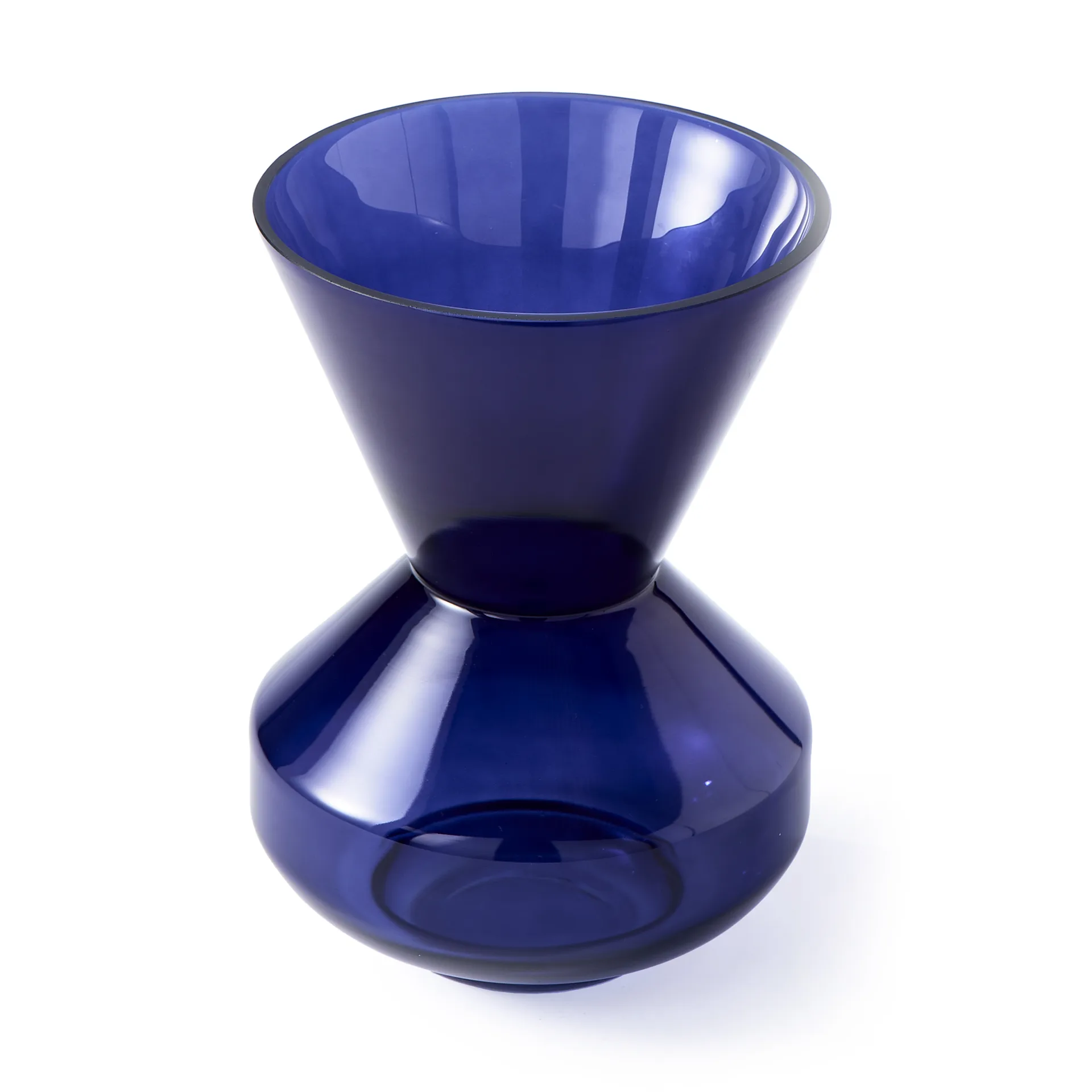 Thick neck Vase 40 cm, Dunkelblau POLSPOTTEN