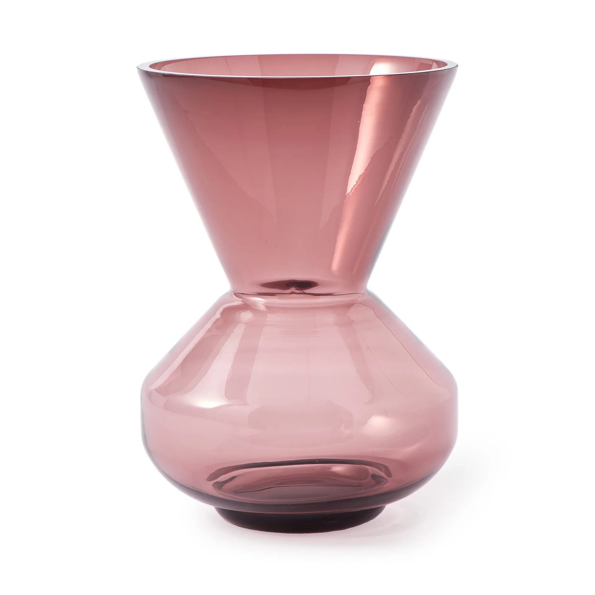 Thick neck Vase 40 cm, Rosa-Lila POLSPOTTEN