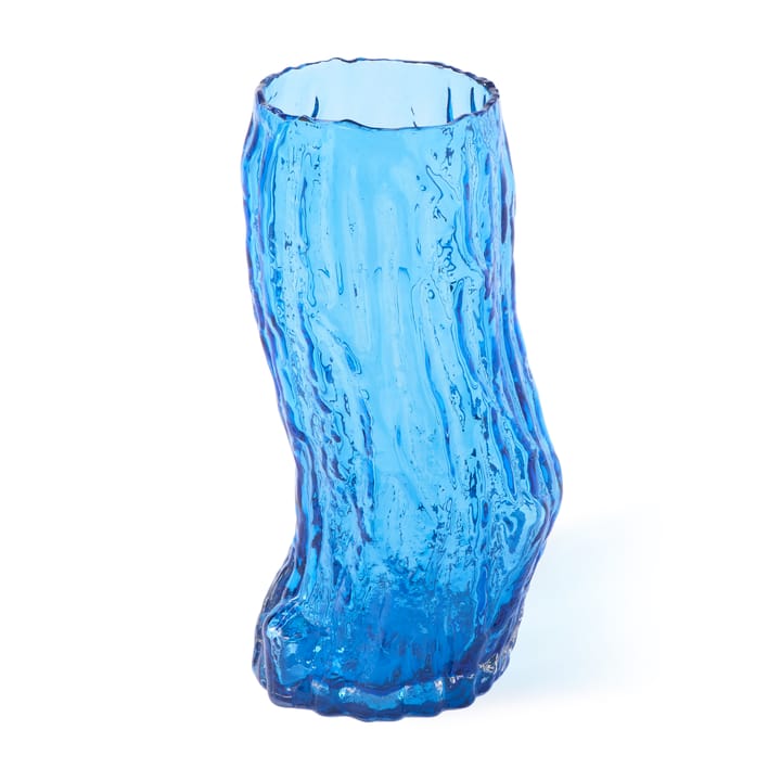 Tree log Vase M 44 cm - Blau - POLSPOTTEN