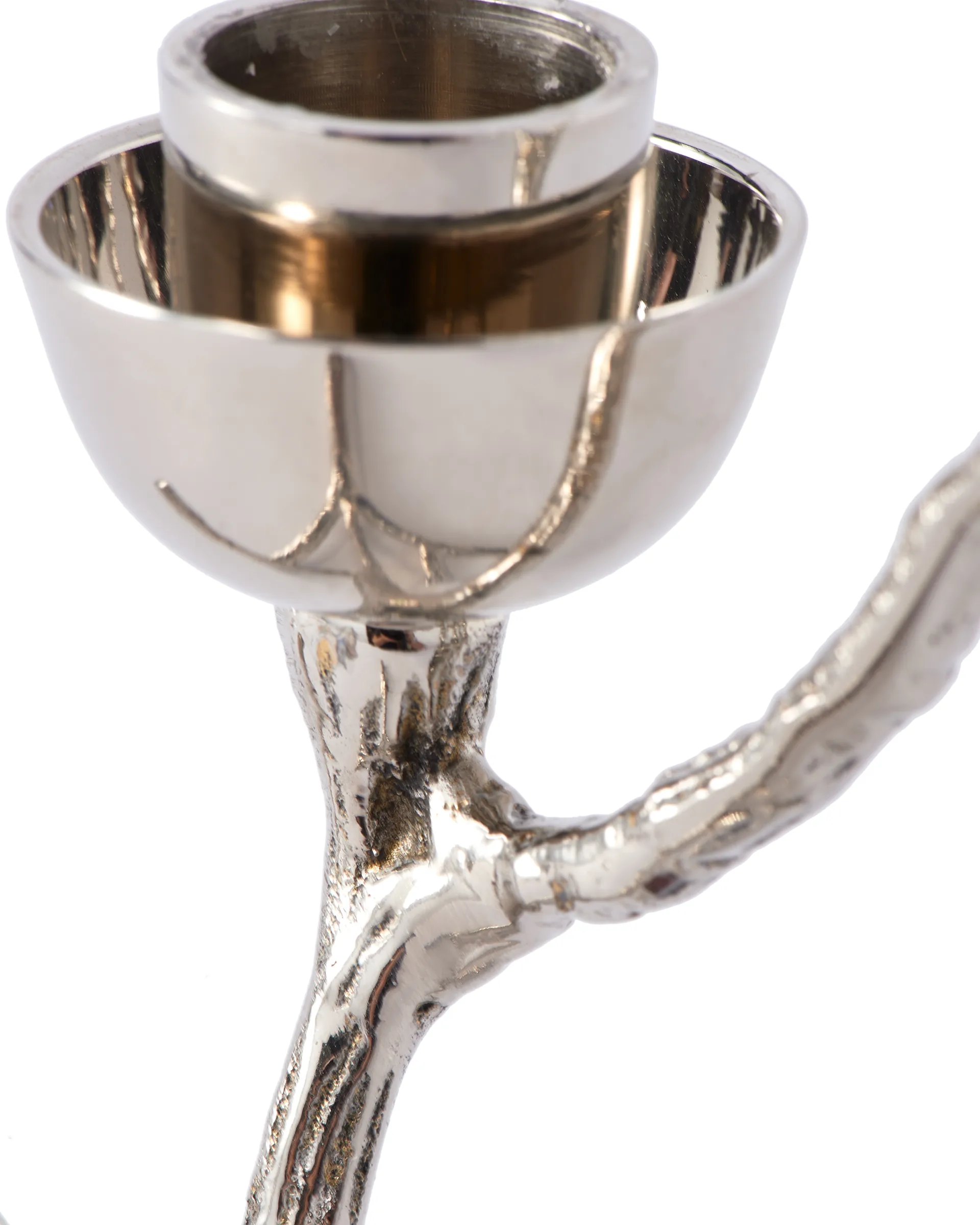 Twiggy Kerzenständer S 14 cm, Silber POLSPOTTEN