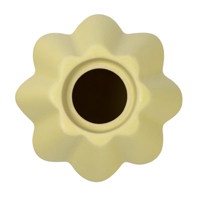 Birgit Vase/Windlicht 14cm - Pale Yellow - PotteryJo