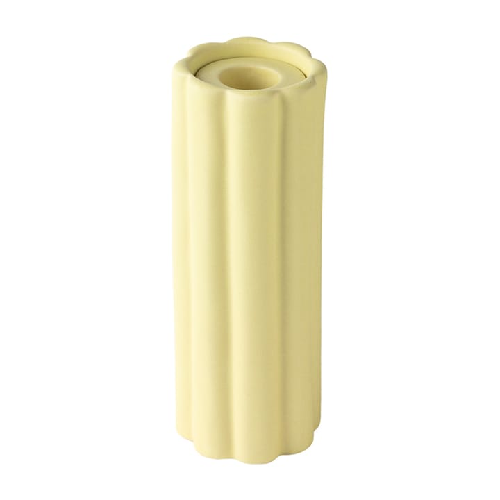 Birgit Vase/Windlicht 17cm - Pale Yellow - PotteryJo